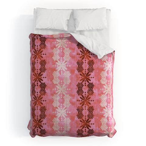 Schatzi Brown Hawaiian Boho Desert Comforter