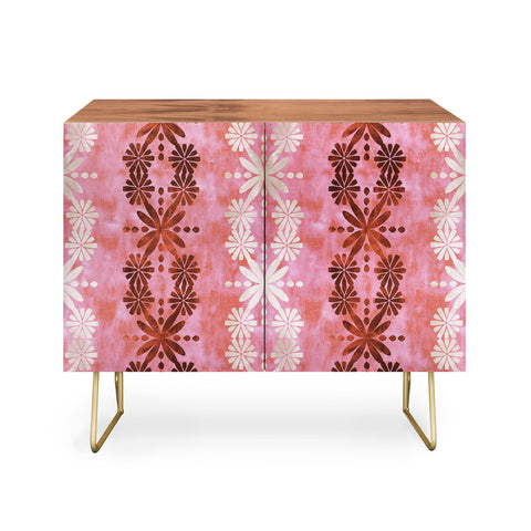 Schatzi Brown Hawaiian Boho Desert Credenza
