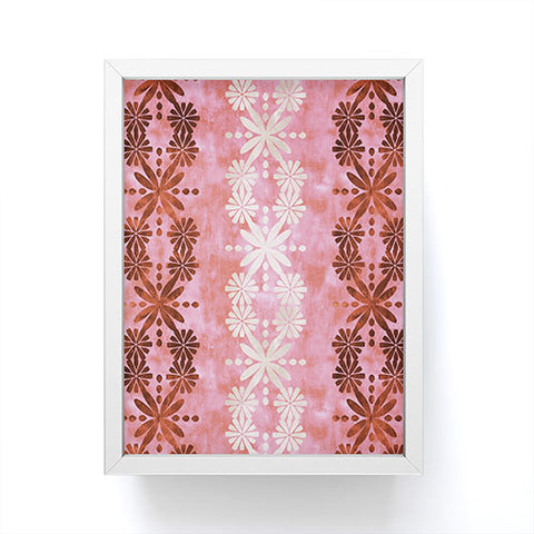 Schatzi Brown Hawaiian Boho Desert Framed Mini Art Print