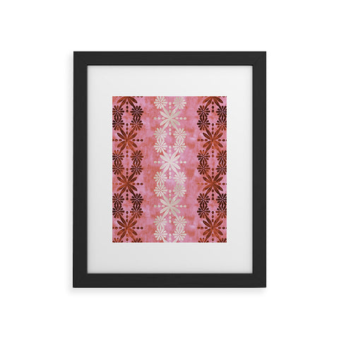 Schatzi Brown Hawaiian Boho Desert Framed Art Print