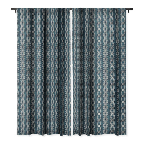 Schatzi Brown Hawaiian Boho Jade Blackout Window Curtain