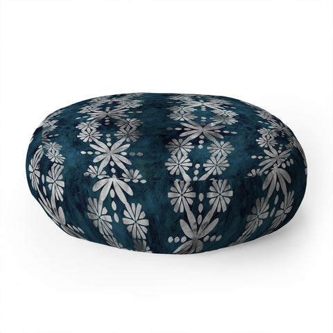 Schatzi Brown Hawaiian Boho Jade Floor Pillow Round