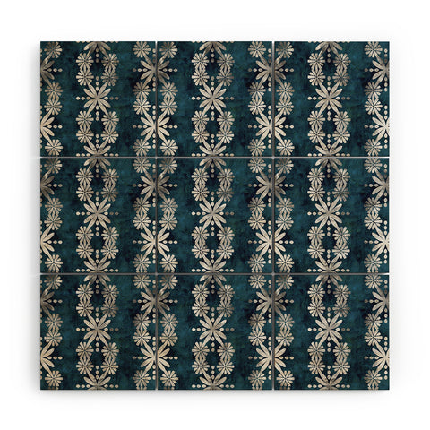 Schatzi Brown Hawaiian Boho Jade Wood Wall Mural