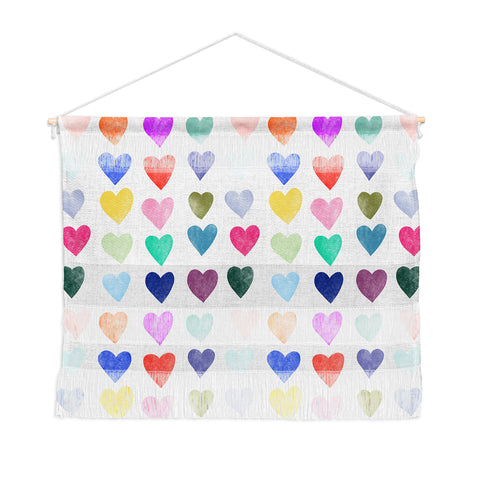 Schatzi Brown Heart Stamps Multi Wall Hanging Landscape