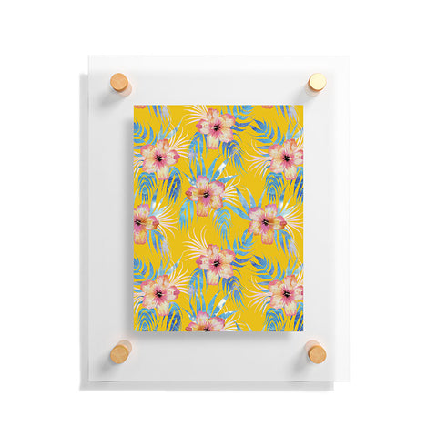 Schatzi Brown Honolua Tropic Yellow Floating Acrylic Print