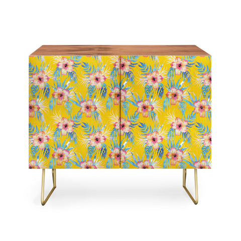 Schatzi Brown Honolua Tropic Yellow Credenza