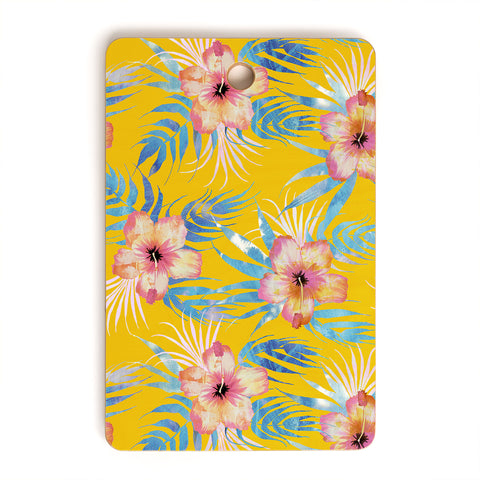 Schatzi Brown Honolua Tropic Yellow Cutting Board Rectangle