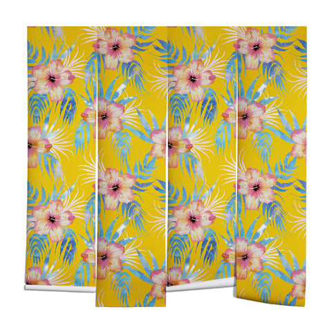 Schatzi Brown Honolua Tropic Yellow Wall Mural