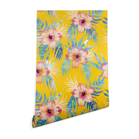 Schatzi Brown Honolua Tropic Yellow Wallpaper