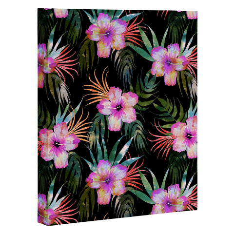 Schatzi Brown Honolua Tropical Black Art Canvas