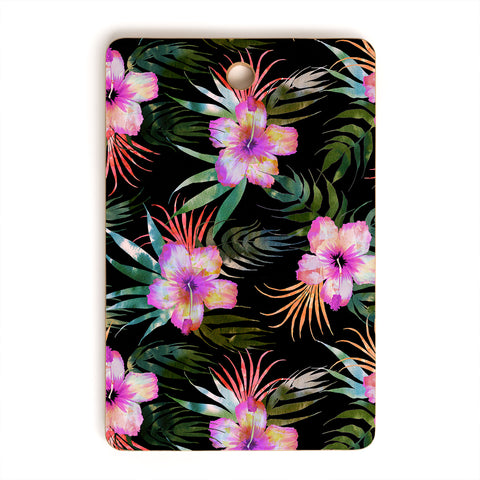 Schatzi Brown Honolua Tropical Black Cutting Board Rectangle