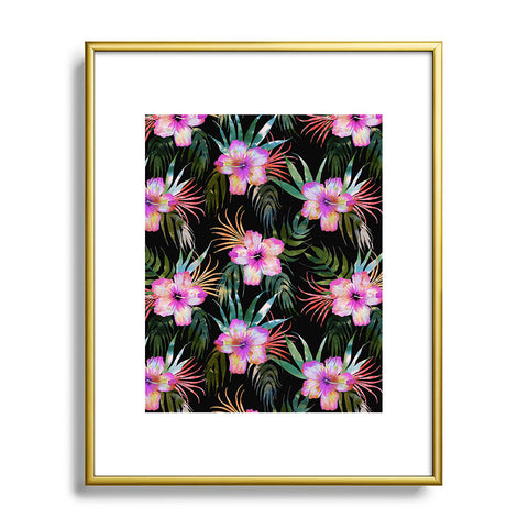 Schatzi Brown Honolua Tropical Black Metal Framed Art Print