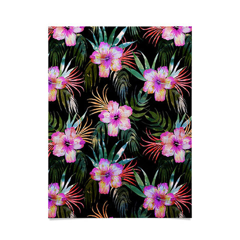 Schatzi Brown Honolua Tropical Black Poster