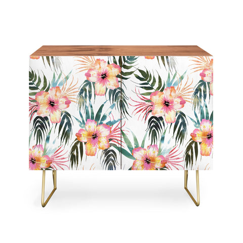 Schatzi Brown Honolua Tropical White Credenza
