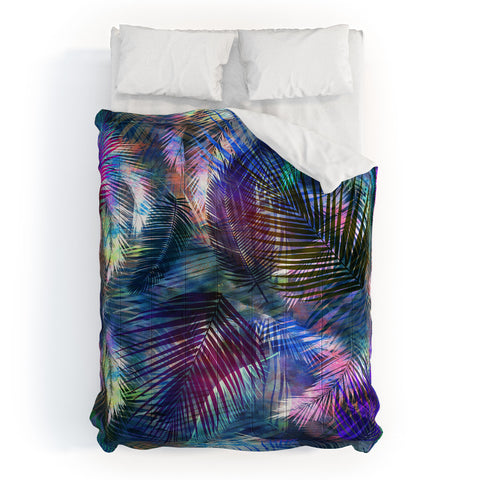 Schatzi Brown Hookena Palm Blue Comforter