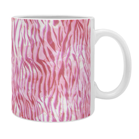 Schatzi Brown Hot Pink Zebra Coffee Mug