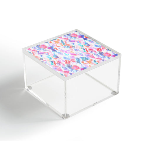 Schatzi Brown Ikat 3B Acrylic Box