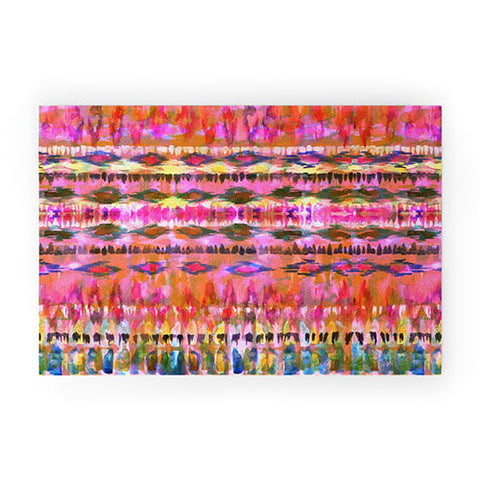 Schatzi Brown Ikat 8I Welcome Mat