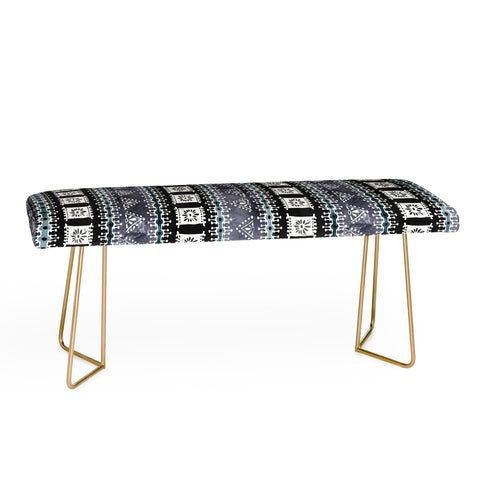 Schatzi Brown Indah Black and White Bench