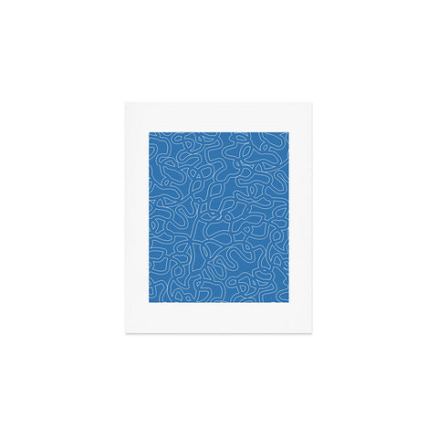 Schatzi Brown Innessa Curves Blue Sky Art Print
