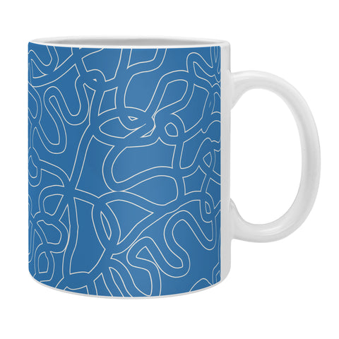 Schatzi Brown Innessa Curves Blue Sky Coffee Mug