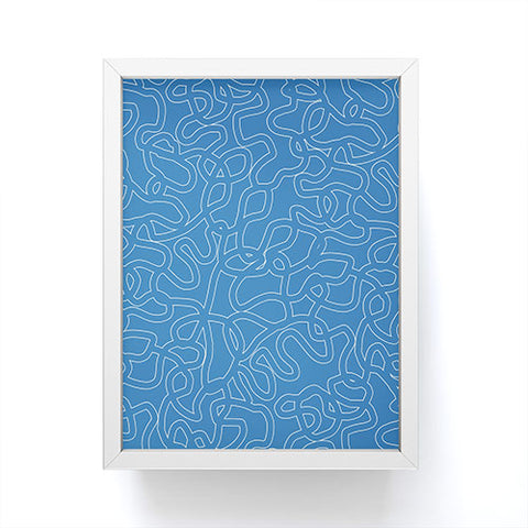 Schatzi Brown Innessa Curves Blue Sky Framed Mini Art Print