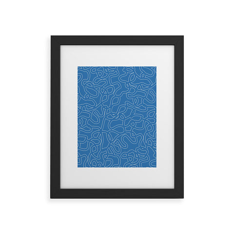 Schatzi Brown Innessa Curves Blue Sky Framed Art Print