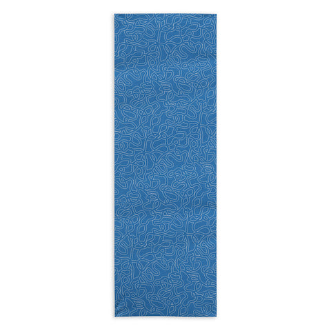 Schatzi Brown Innessa Curves Blue Sky Yoga Towel