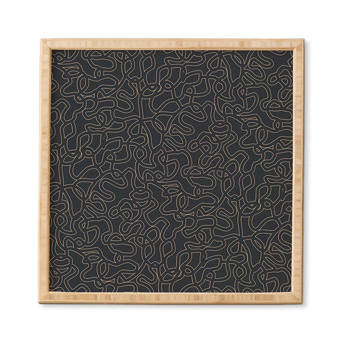 Schatzi Brown Innessa Curves Midnight Framed Wall Art