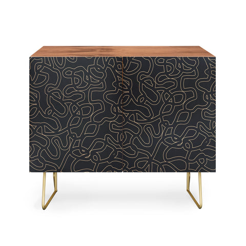 Schatzi Brown Innessa Curves Midnight Credenza