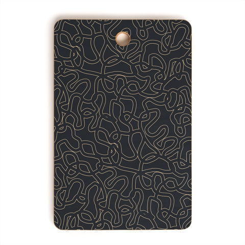 Schatzi Brown Innessa Curves Midnight Cutting Board Rectangle