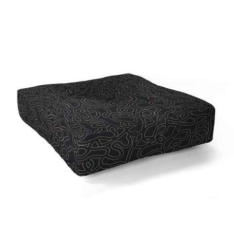 Schatzi Brown Innessa Curves Midnight Floor Pillow Square