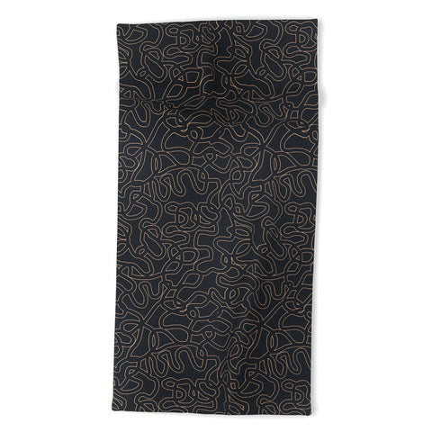 Schatzi Brown Innessa Curves Midnight Beach Towel
