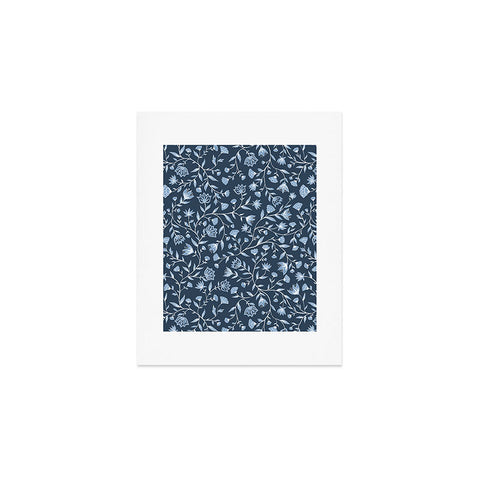 Schatzi Brown Innessa Floral Indigo Art Print