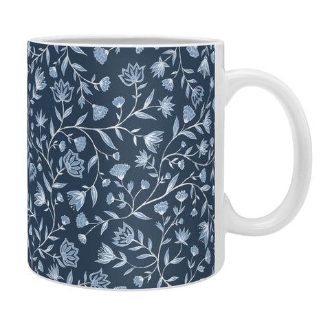 Schatzi Brown Innessa Floral Indigo Coffee Mug