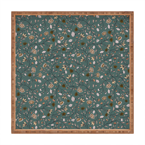 Schatzi Brown Innessa Floral Ivy Square Tray