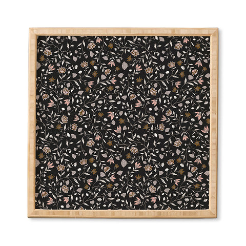 Schatzi Brown Innessa Floral Midnight Framed Wall Art