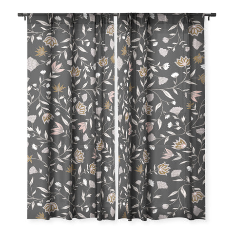 Schatzi Brown Innessa Floral Midnight Sheer Non Repeat