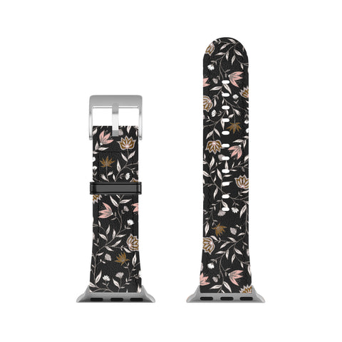 Schatzi Brown Innessa Floral Midnight Apple Watch Band