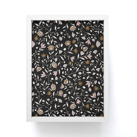 Schatzi Brown Innessa Floral Midnight Framed Mini Art Print