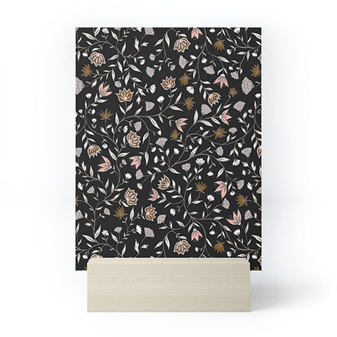 Schatzi Brown Innessa Floral Midnight Mini Art Print