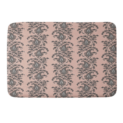 Schatzi Brown Innessa Paisley Blush Memory Foam Bath Mat