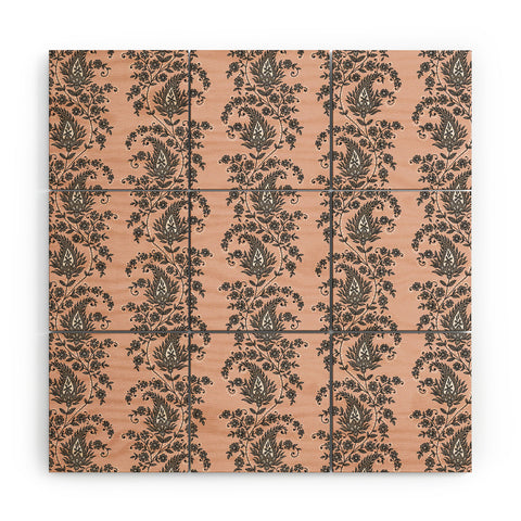 Schatzi Brown Innessa Paisley Blush Wood Wall Mural