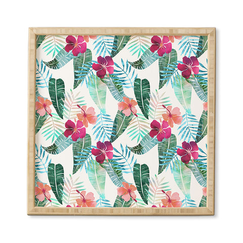 Schatzi Brown Island Goddess 2 White Framed Wall Art