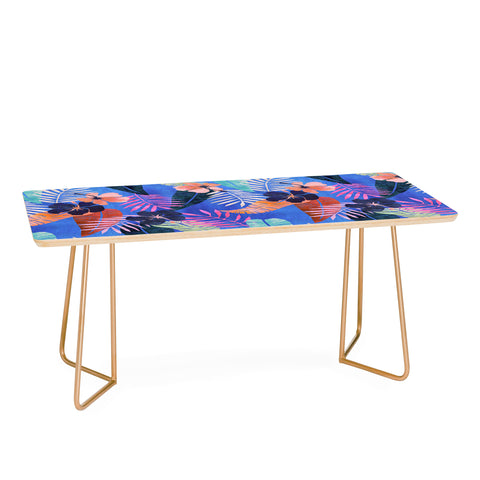 Schatzi Brown Island Goddess Blue Coffee Table