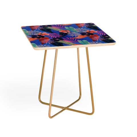 Schatzi Brown Island Goddess Blue Side Table