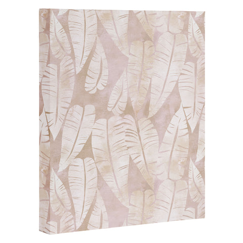 Schatzi Brown Island Goddess Leaf Creme Art Canvas