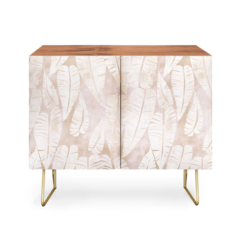 Schatzi Brown Island Goddess Leaf Creme Credenza