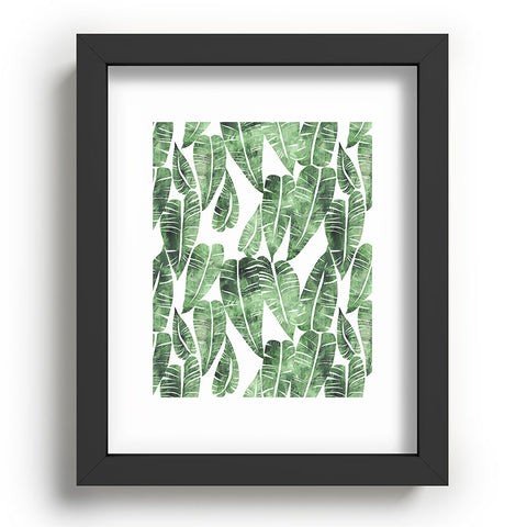 Schatzi Brown Island Goddess Leaf Green Recessed Framing Rectangle