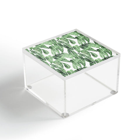 Schatzi Brown Island Goddess Leaf Green Acrylic Box